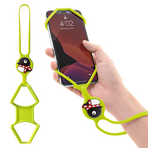 Bone Collection Bone Strap Phone Tie, Silicone Wrist Lanyard, Universal Cell Phone Wrist Lanyard Holder, Hand Strap Smartphone Case: iPhone 12 11 Pro Max XS XR X Samsung Galaxy S10 S9Note 10 9 Pixel 3 XLMaruPenguin