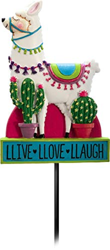 Spoontiques 21234 Llama Garden Stake, 28-inch Height