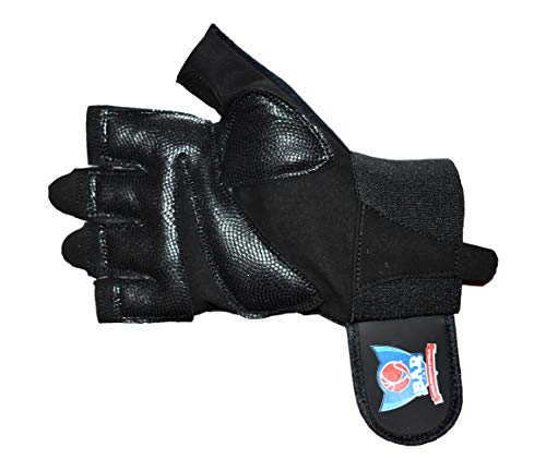 Universe Archery Men‚Äö√Ñ√¥s Weight Lifting Gym Gloves | Non-Slip Breathable Fitness Gloves for Cross Training | Washable Leather Workout Gloves with Wrist Support Gym Workout, Biking Gloves (Short Strap, XLL)