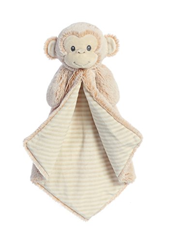 Aurora ebba Plush Cuddler Luvster Blanket Marlow Monkey Toy, Brown