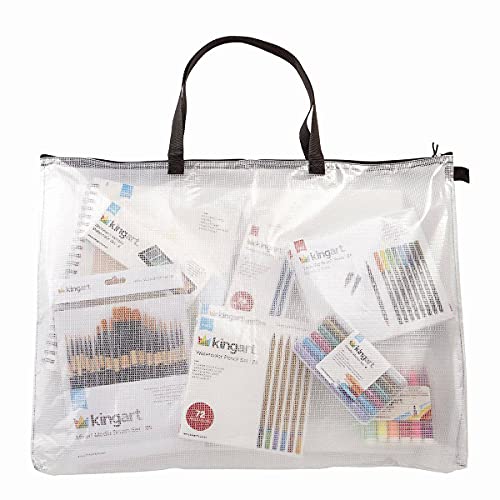 KINGART 19" X 25" Vinyl/Mesh Bag with Handle