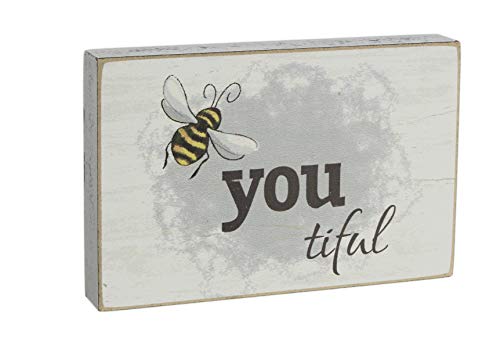 CWI Poor Boy Woodworks Mini Wood Block Sign (Beautifull)