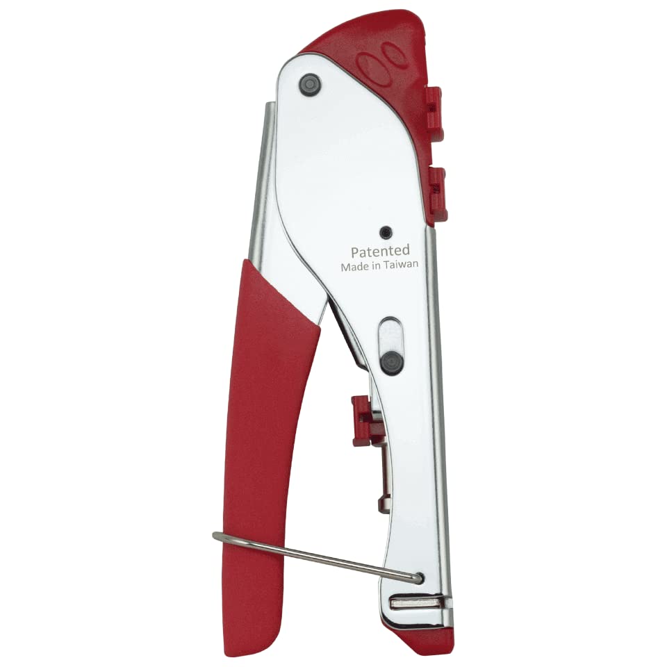 Comfy Hour Jolly Handy Tools Collection F/BNC/RCA, RG59/6 Interchangeable Plunger, Storage, Plunger Holder Compression Crimper