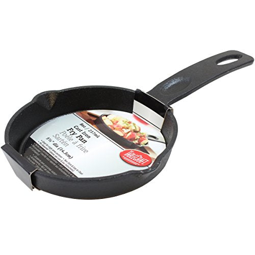 TableCraft Products CW30124 Cast Iron Mini Round Skillet 5⅝" Dia (10⅜" with Handle) x 1√Å√∏œÄ" D, 1.25" Height, 3.125" Width, 10.375" Length