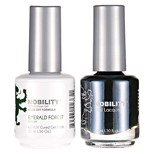 Lechat Nobility ‚Äì Gel Polish & Nail Lacquer Set - Collection 2-5oz (Emerald Green NBCS047)