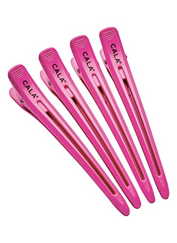 Cala Hot pink duck hair clips 4 count, 4 Count