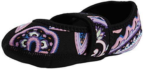 Calla Nufoot Betsy Lou Indoor Womens Shoes Slipper, Paisley, Medium 2 Count