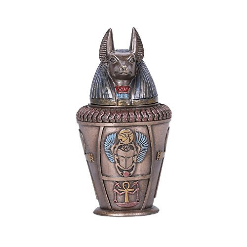 Pacific Trading Giftware Ancient Egyptian Duamutef Canopic Jar Home Decor