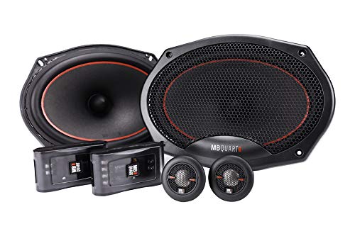 Maxxsonics MB Quart RS1-269 Reference 2-Way Component Speaker System (Black, Pair) ‚Äö√Ñ√∂‚àö√ë‚àö¬® 6x9 Inch Component Speaker System, 240 Watt, Car Audio, 4 OHMS (Grills Included)