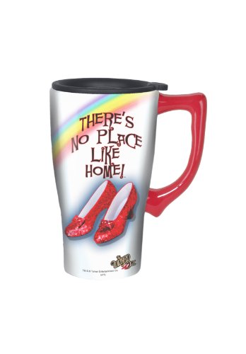 Spoontiques Wizard Of Oz Ruby Slippers Travel Mug, Multi Colored