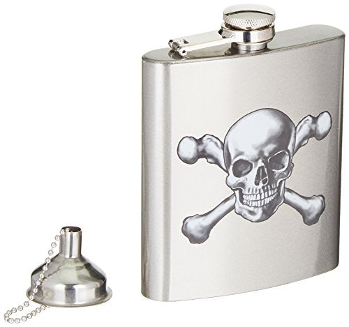 Spoontiques Hip Flask,"Skull and Crossbones"