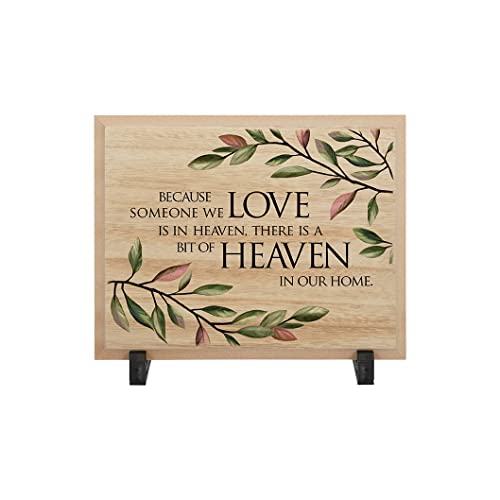 Carson Home Table Decor Plaque, 9-inch Length, Wood (Heaven)
