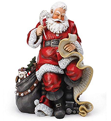 Napco Santa with List Figurine