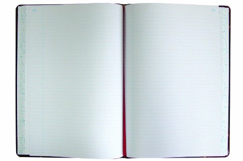 Rediform National Brand Record Book, Black Ultima, 13.75 x 8.375 inches, 500 Pages (A9500R)
