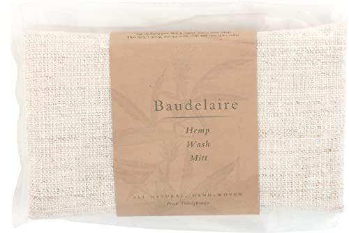 Baudelaire, Wash Mitt Hemp, 1 Count