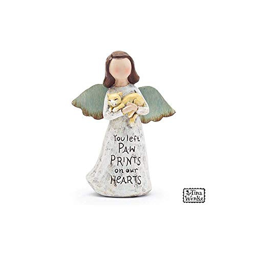 burton + BURTON Burton&Burton Angel Holding A CAT Figurine
