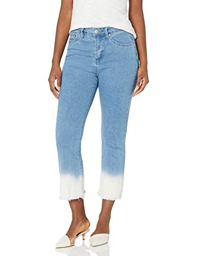 Mud Pie Lottie Ombre Blue Flare Jeans, Small