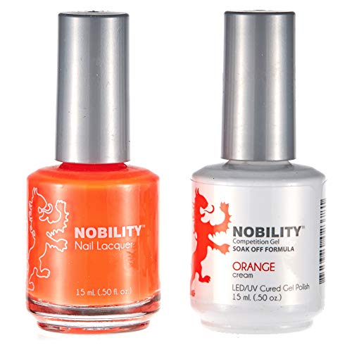 Lechat Nobility ‚Äì Gel Polish & Nail Lacquer Set (Neon Collection) 0.5oz (Orange NBCS060)