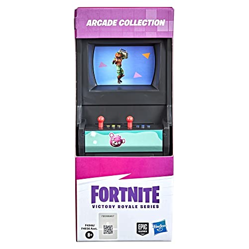 Hasbro FORTNITE Victory Royale Series Arcade Collection Pink Arcade Machine Collectible Toy with Accessories - Ages 8 and Up, 6-inch