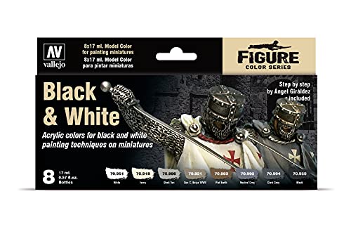 Vallejo Store Black and White Color Set