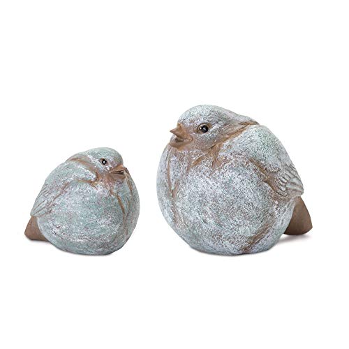 Melrose 78827 Resin Bird Figurine, Set of 2