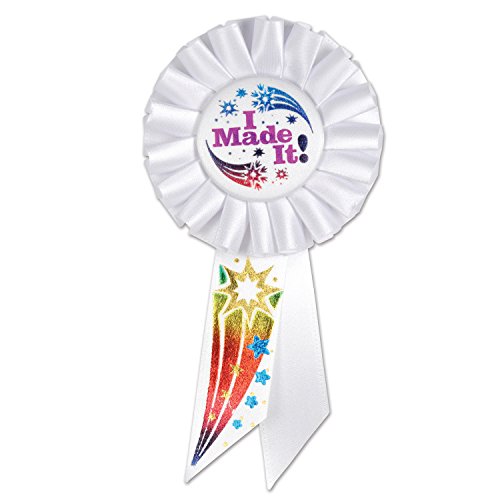 Beistle I Made it! Rosette, 31/4 by 61/2-Inch