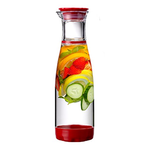 Prodyne Fruit Infusion Flavor Jar, Red
