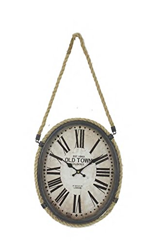 Upper Deck Hanging Old Town Clock Vintage English Clock Shop Wall Clocks