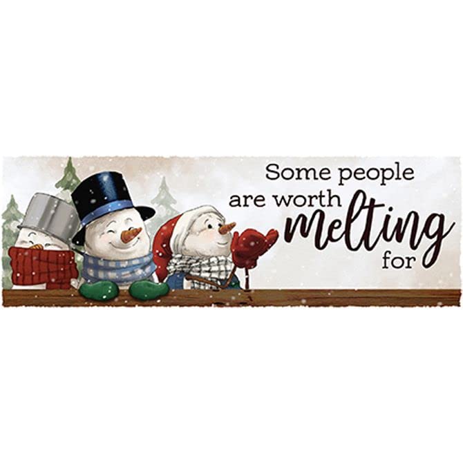 Carson Home Accents Some People Christmas Magnet Message Bar Sign, 6-inch Width