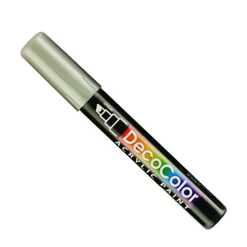 Uchida 315-C-SLV Marvy Deco Color Chisel Tip Acrylic Paint Marker, Silver