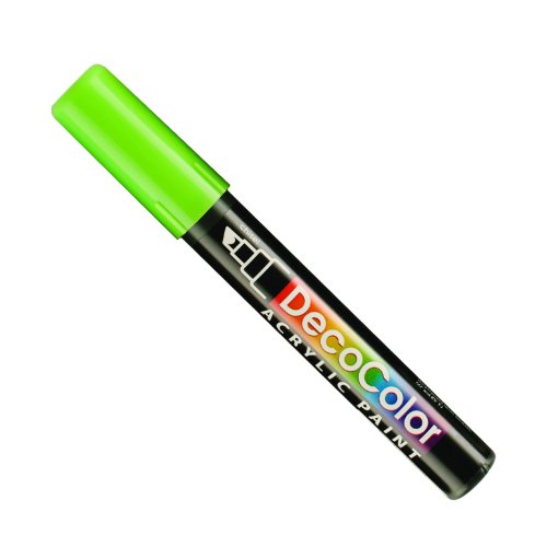 Uchida 315-C-11 Marvy Deco Color Chisel Tip Acrylic Paint Marker, Light Green
