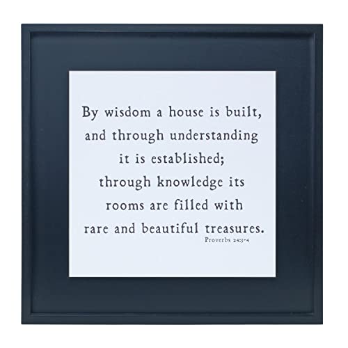 Melrose 85454 Proverbs 24 Plaque, 19.75"SQ, MDF/Wood