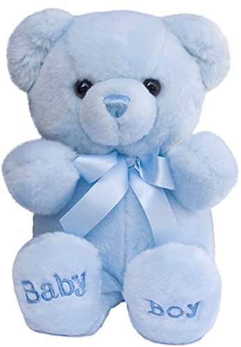 Aurora Plush Baby 10 inches  Comfy Blue Baby Boy Bear