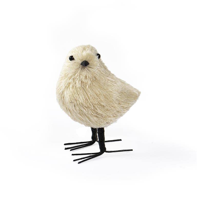 Blossom Bucket Decorative Tabletop or Shelf Gwendochick Sisal Chick Figurine, 4-inch Height