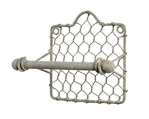 CTW Colonial Tin Works Chicken Wire Toilet Paper Holder
