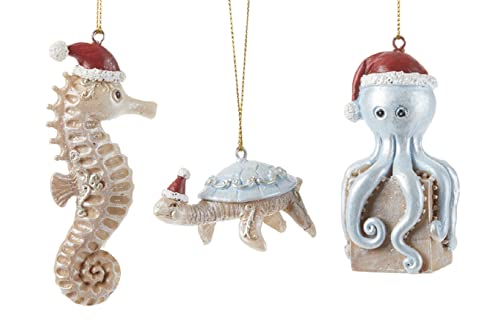Delton Resin Sea Ornament, 3 Assortment
