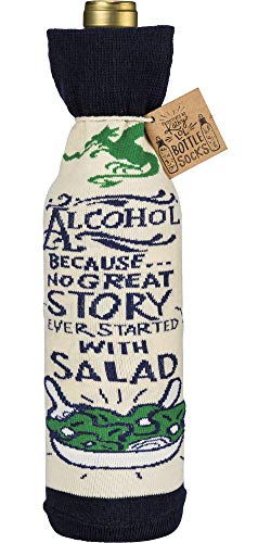Primitives By Kathy Wine / Liquor Sock Sleeve - Salad