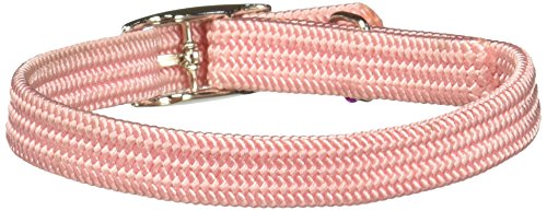 OmniPet Kool Kat Elastic Cat Safety Collar with Bell, Pink, 10"