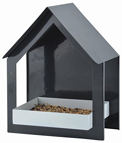 Esschert Design FB406 Series Anthracite Wall Bird Table