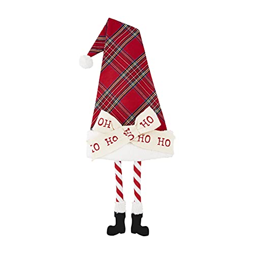 Mud Pie Dangle Leg Ho Ho Ho Hat, 30-inch