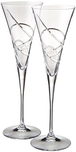 Lenox 835161 Adorn Toasting Flute (Set of 2), Clear