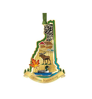 Beacon Design 61431 State of New Hampshire Hanging Ornament