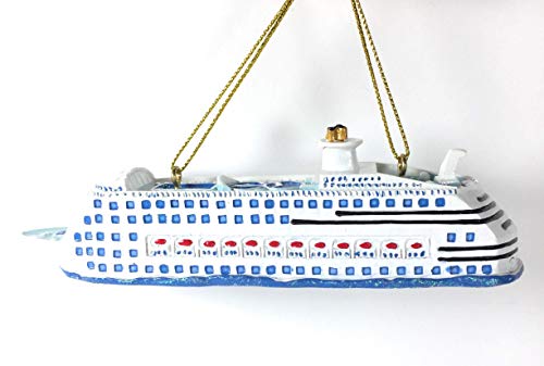 Kurt Adler Cruise Ship Christmas Ornament