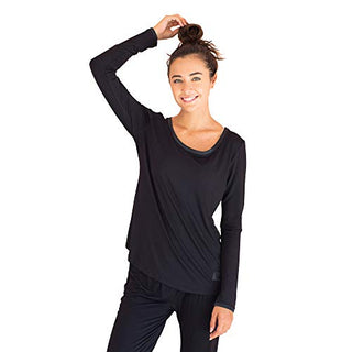 Faceplant Dreams Bamboo Long Sleeve Shirt: Black: Large