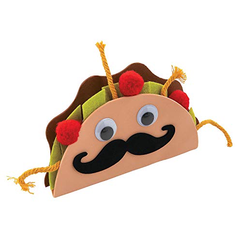 Fun Express Foam Taco Craft Kit - Crafts for Kids and Fun Home Activities