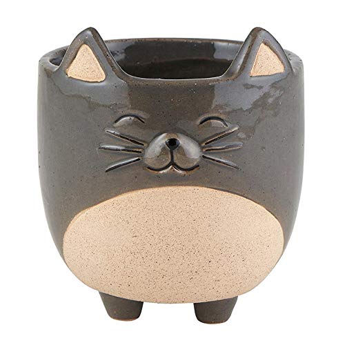 Creative Brands 47th & Main Animal Planter/Pot, Small, Cat