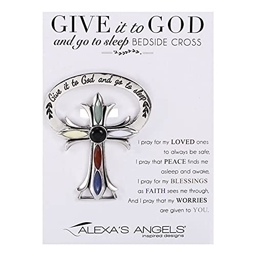 Roman Alexa's Angels 2.5"H give it to God bedside cross carded