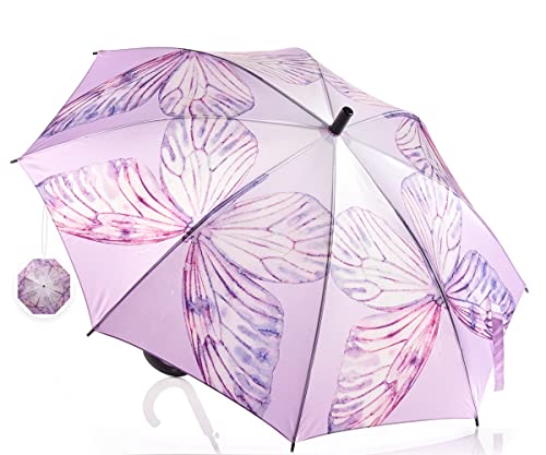 Giftcraft Butterfly Design Umbrella, 23-inch Length