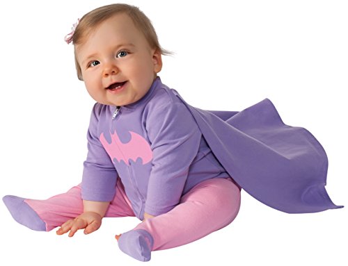 Rubie's Costume Baby Girl's DC Comics Superhero Style Baby Batgirl Costume, Multi, 0-6 Months