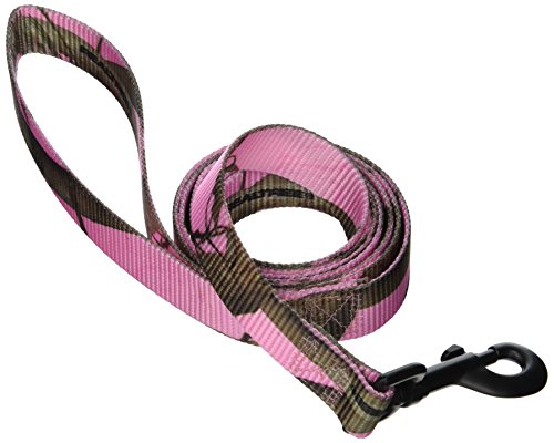 OmniPet Realtree Soft Martingale Quick Release APC Pink Camouflage Dog Leads, 6-Feet